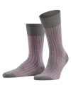 Falke Shadow Striped Dress Socks In Multi