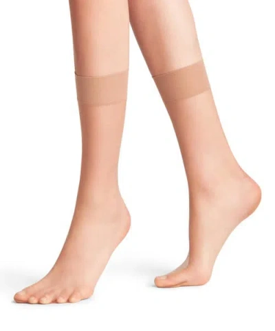 Falke Shelina 12 Denier Ultra Sheer Dress Socks In Neutral