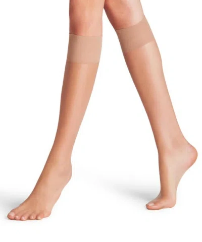 Falke Shelina 12 Denier Ultra Sheer Knee High Socks In Neutral