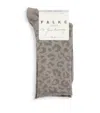 Falke Shiny Leopard Socks In Brown