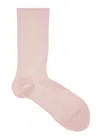 Falke Shiny Metallic-weave Socks In Light Pink