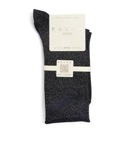 Falke Shiny Socks In Navy