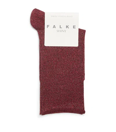 Falke Shiny Socks In Red