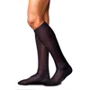 Falke No. 4 Silk & Nylon Knee High Dress Socks In Dark Navy