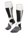 Falke Sk1 Comfort Ski Socks In White
