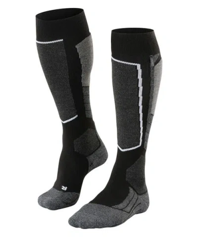 Falke Sk2 Intermediate Cashmere Ski Socks In Black