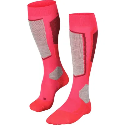 Falke Sk2 Intermediate Ski Socks In Red