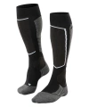 Falke Sk2 Intermediate Wool Ski Socks In Black