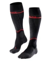 Falke Sk4 Advanced Compression Light Ski Socks In Black