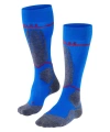 Falke Sk4 Advanced Compression Light Ski Socks In Blue