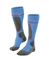 Falke Sk4 Advanced Compression Light Ski Socks In Blue