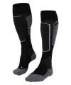 Falke Sk2 Intermediate Wool Ski Socks In Black