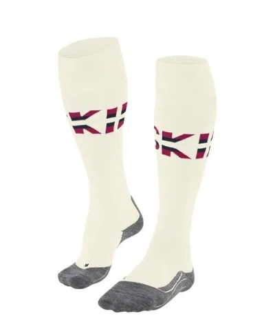 Falke Sk4 Advanced Ski Socks In White