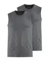 Falke Sleeveless Crewneck Tees, 2 Pk. In Dark Gray