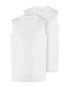 Falke Sleeveless Crewneck Tees, 2 Pk. In White