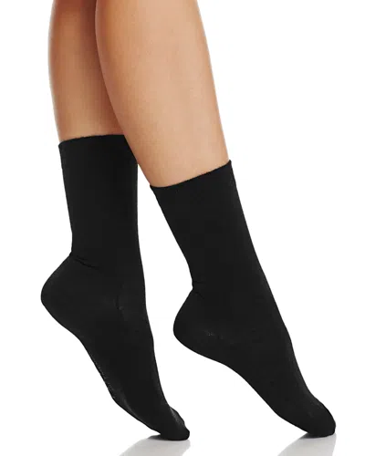 Falke Soft Merino Blend Socks In Black