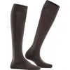 Falke Soft Merino Knee High Socks In Dark Brown