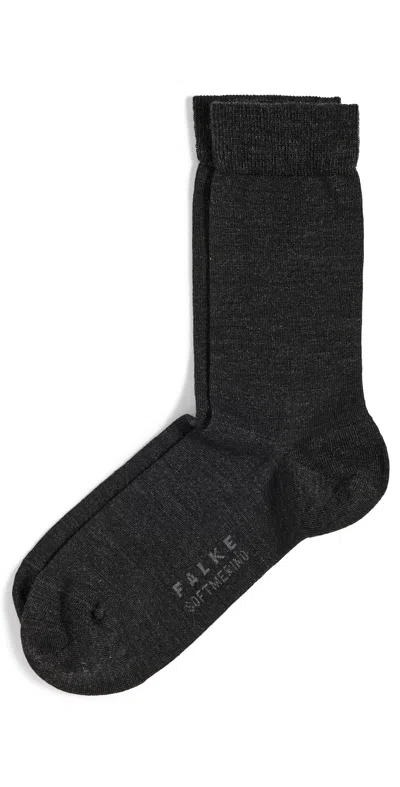 Falke Soft Merino Socks Anthracite