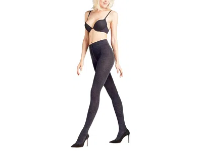 Falke Soft Merino Tights Hose Dark Navy: Medium 40-42 (5'1"-5'6"/120-140 Lbs/35-40 Hip) One Size In Blue
