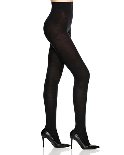 Falke Soft Merino Wool Blend Tights In Black
