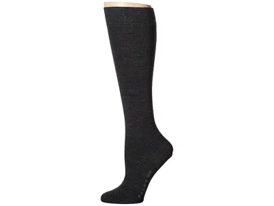 Falke Softmerino Knee High Socks Women's Knee High Socks Shoes Anthracite: Eu 35-36 (us Women's 5-6) In Black