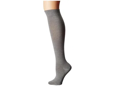 Falke Softmerino Knee High Socks Women's Knee High Socks Shoes Light Grey: Eu 39-40 (us Women's 8-9) In Gray