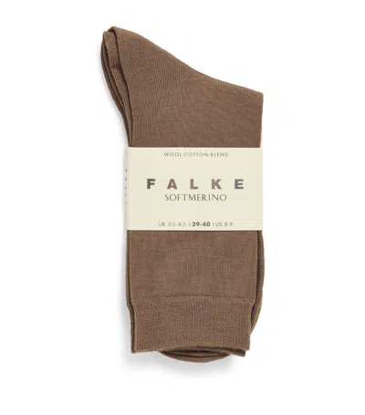 Falke Softmerino Socks In Brown