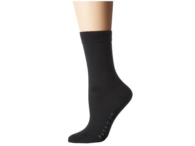 Falke Softmerino Socks Women's Crew Cut Socks Shoes Black: Eu 35-36 (us Women's 5-6)