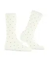 Falke Spike Dot Socks In Off White