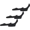 Falke Step Cotton 3-pack No Show Socks In Black