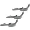 Falke Step Cotton 3-pack No Show Socks In Gray