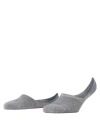 Falke Step Cotton High Cut No Show Socks In Gray
