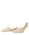 Falke Step Cotton High Cut No Show Socks In White