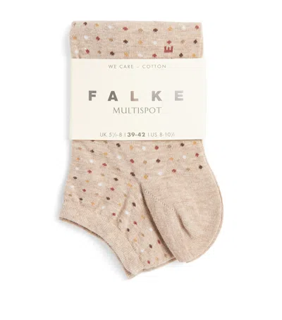 Falke Stretch-cotton Multispot Socks In Neutral