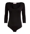 Falke Stringbody Bodysuit In Black