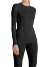 Falke Wool Tech Base Layer Top In Black