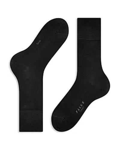 Falke Tiago Cotton Blend Socks In Black