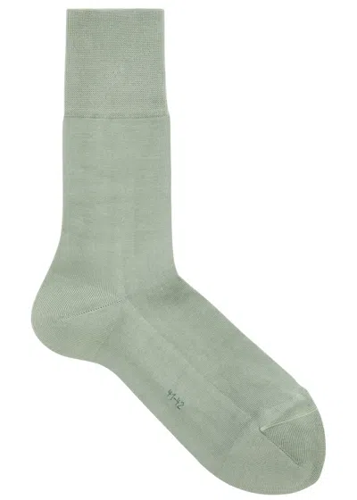 Falke Tiago Cotton-blend Socks In Light Green