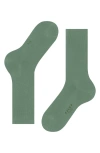 Falke Tiago Organic Cotton Dress Socks In Green
