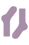 Falke Tiago Organic Cotton Dress Socks In Purple