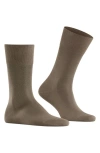 Falke Tiago Organic Cotton Dress Socks In Vulcano
