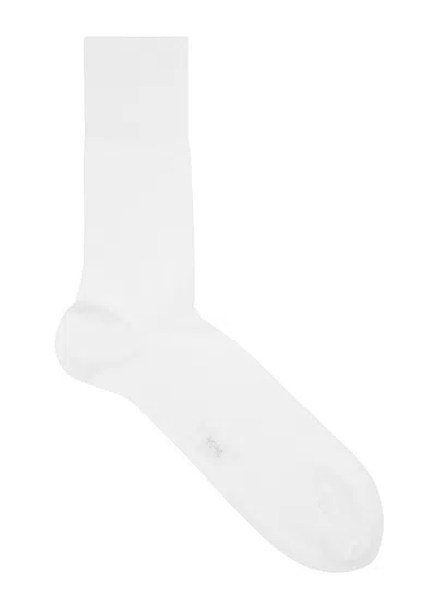 Falke Tiago Stretch-cotton Socks In White