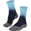 Falke Tk2 Explore Crest Hiking Socks In Blue