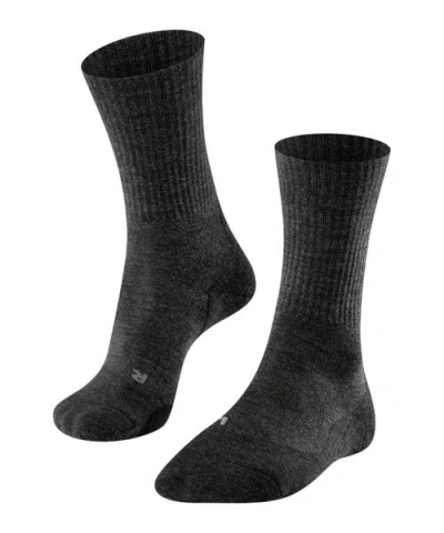 Falke Tk2 Explore Wool Hiking Socks In Black