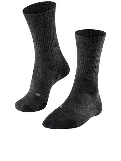 Falke Tk2 Explore Wool Hiking Socks For Women In Black