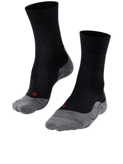 Falke Tk5 Wander Black Trekking Socks In Multi
