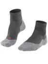 Falke Tk5 Wander Short Hiking Socks In Gray