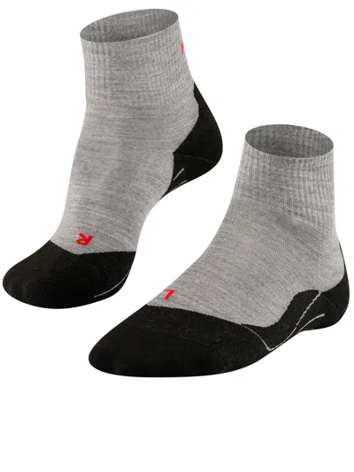 Falke Tk5 Wander Short Hiking Socks In Gray