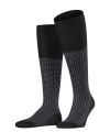 Falke Uptown Tie Knee High Socks In Black