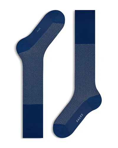 Falke Uptown Tie Knee High Socks In Royal Blue